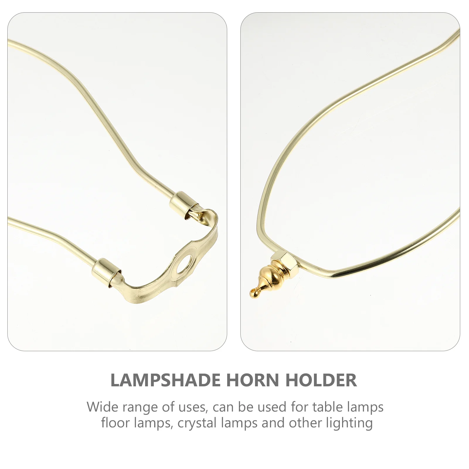 Lampenschirm Horn Halter Metall Galvanisiert Robust Tisch Stehlampe Rahmen DIY Lampenschirm Unterstützung Zubehör für Wohnzimmer