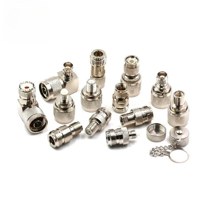 1pcs/lot N-type Adapter N to FME/TNC/F/UHF RF Coaxial Male/female Header British System Connector All Copper Green Product