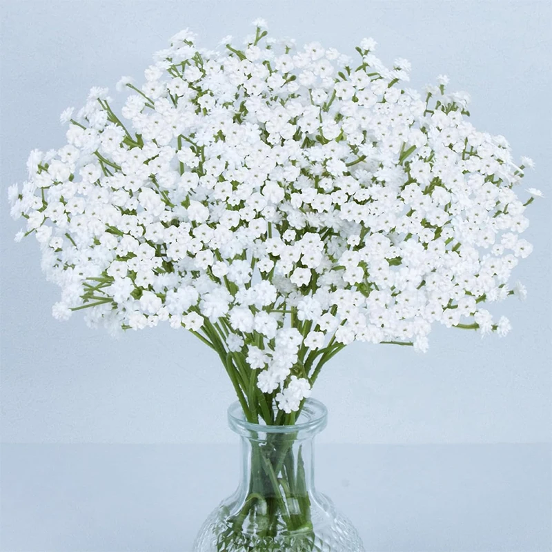 

1/2Pcs 35cm Babies Breath Artificial Flowers Plastic Gypsophila DIY Floral Bouquets For Handmade Wedding Party Home Decoration