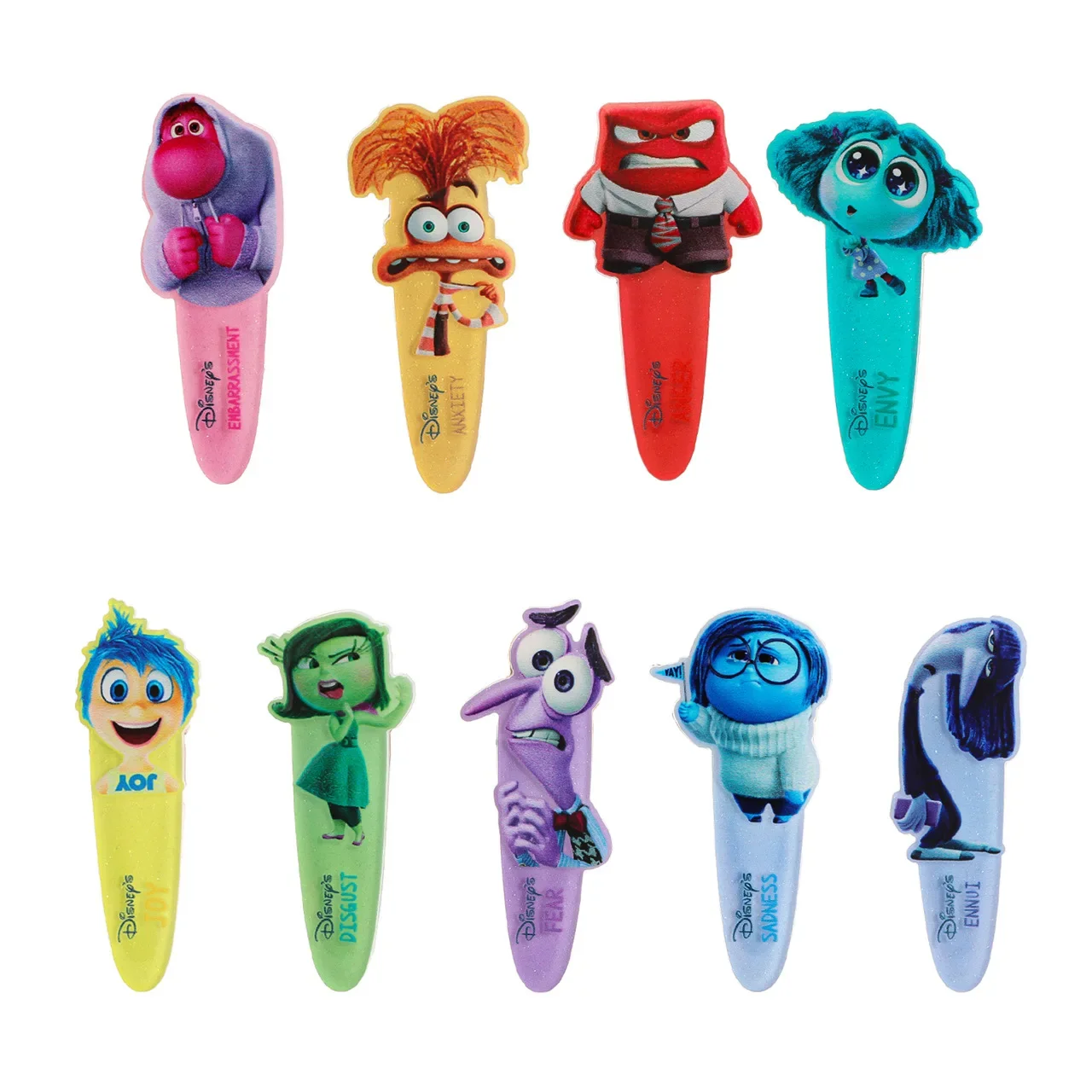 

New Disney Inside Out 2 Hair Clip Cartoon Character Acrylic Bangs Hairpins Duck Beak Clips Toy Headpiece Hairs Accessories Gifts