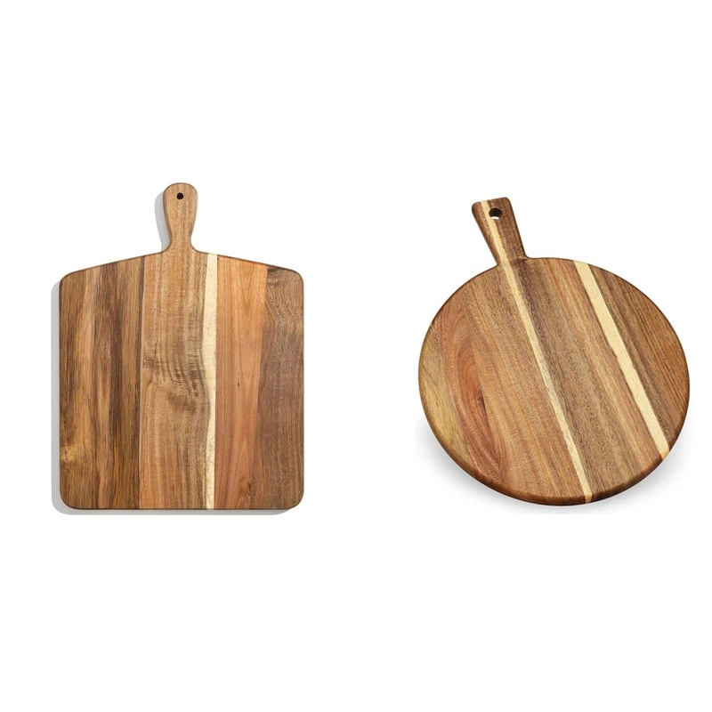 צלחת סטייק פיצה עם ידית גבינה עם ידית גבינה, מגש פירות וירקות