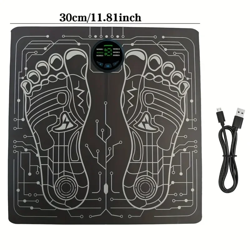 Foot Massager, Masajeador De Pies, TENS Portable Foot Massage Pad - Ergonomically Designed, Suitable for Relaxing The Back