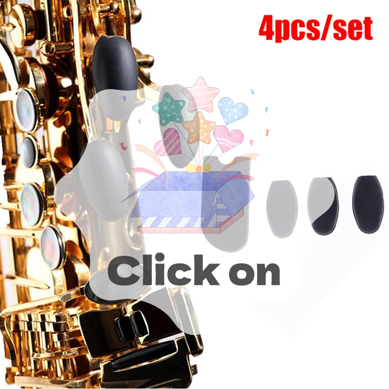 색소폰 손가락 받침대 색소폰 엄지 받침대 쿠션 손바닥 키 실리콘 손가락 보호대 알토 테너 소프라노 색소폰용