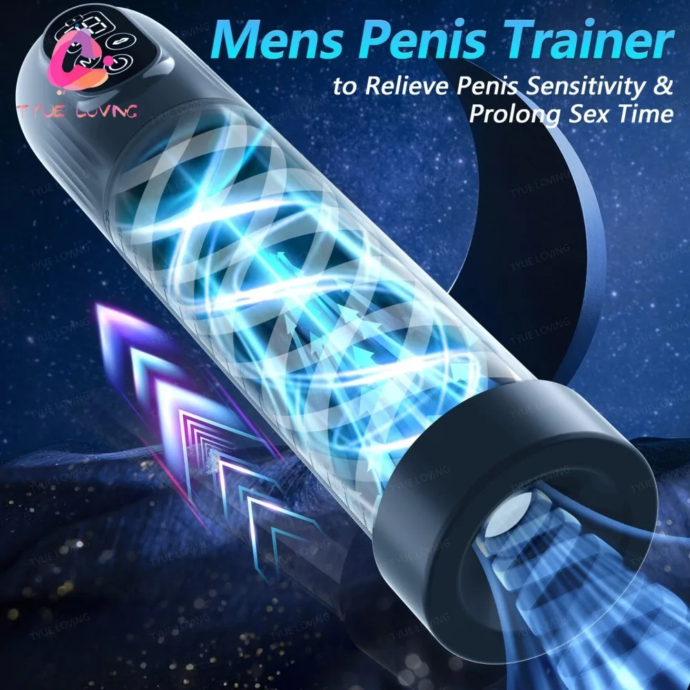 High-Quality Sex Penis Pump - Electric Vacuum Device for Men, Effective for Enlargement Therapy and Enhanced Sexual Satisfaction