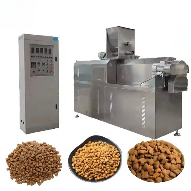 

Kibble Pet Food Product Extruder Dry Dog Cat Food Making Machine Manufacturers