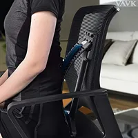 Ergonomic Back Stretcher, Lumbar Support With NBR Foam Cushion, 200lb Capacity, For Neck/Back Muscle Relaxation