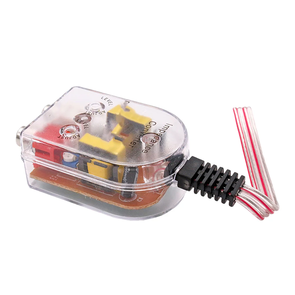 

2pcs Car Audio Converter High Quality ABS PVC Material Frequency Trumpet Converting Accessory Sound Adapter Reliable High Low