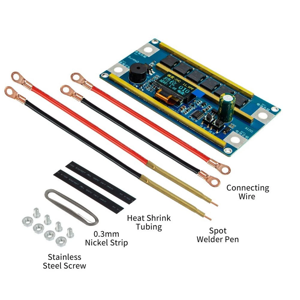 X100 LCD Spot for welder with Balanced Portability and Power for On-Site Repair and for custom Pack Construction Needs