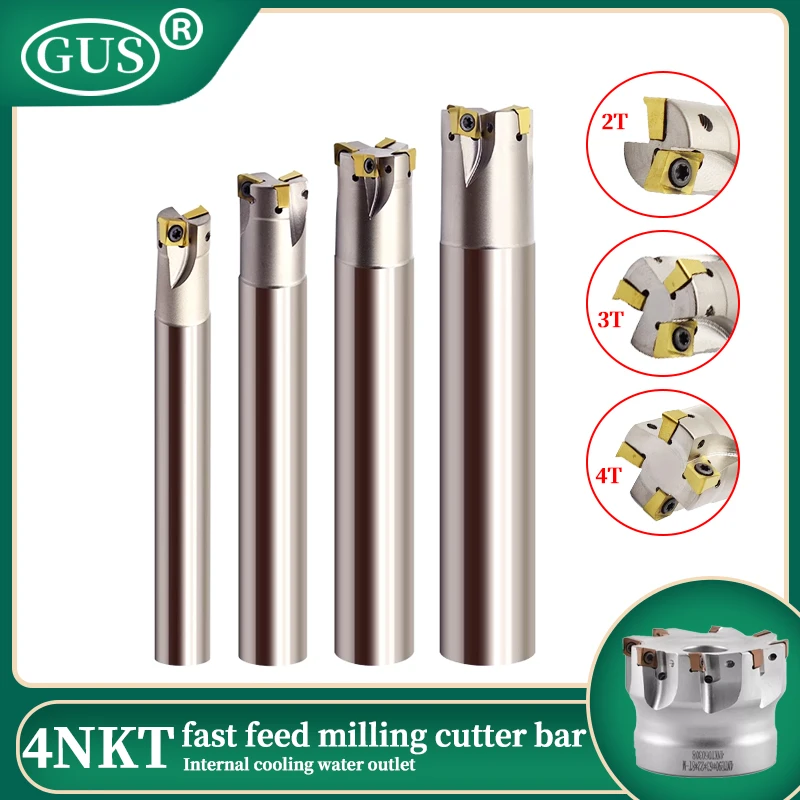 TE90 4NKT06R rough machining fast feed milling cutter chuck handle 4NKT060308 4NKT090408 blade 300R 400R milling head substitute