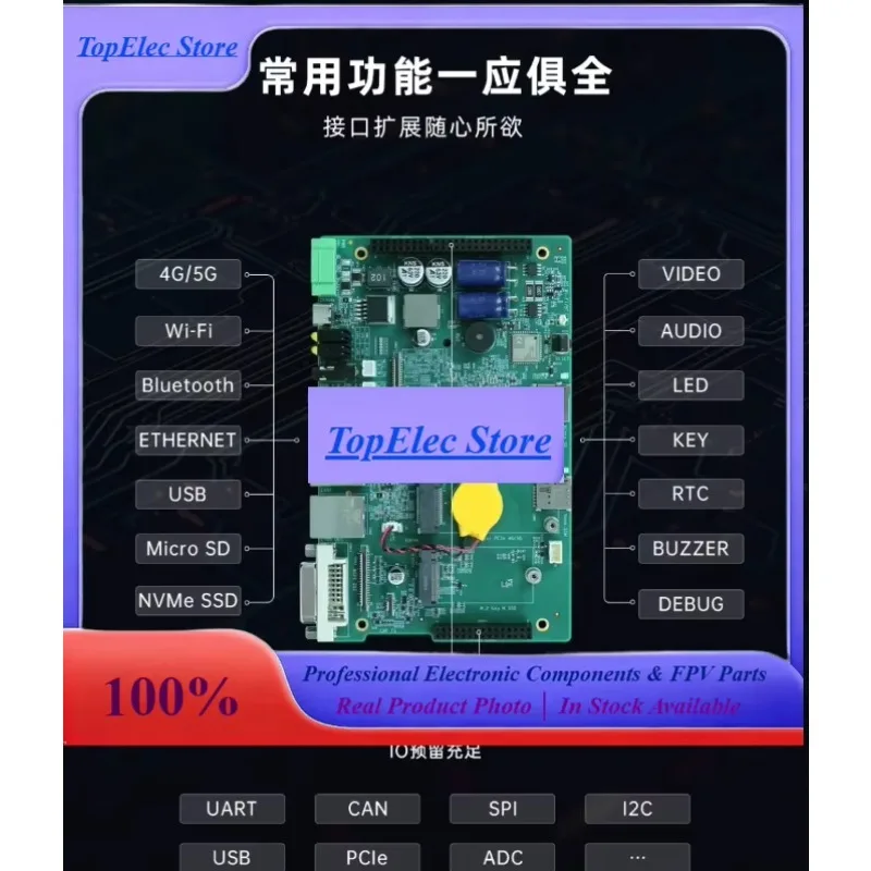 ToPssRK3562J Industrial Development Board: Domestic 2GHz Quad-Core A53 RK3568 Cost-Reduced NPU