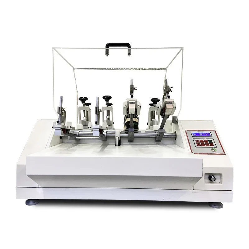 Finished shoe bending resistance testing machine, shoe heel bending fatigue testing device