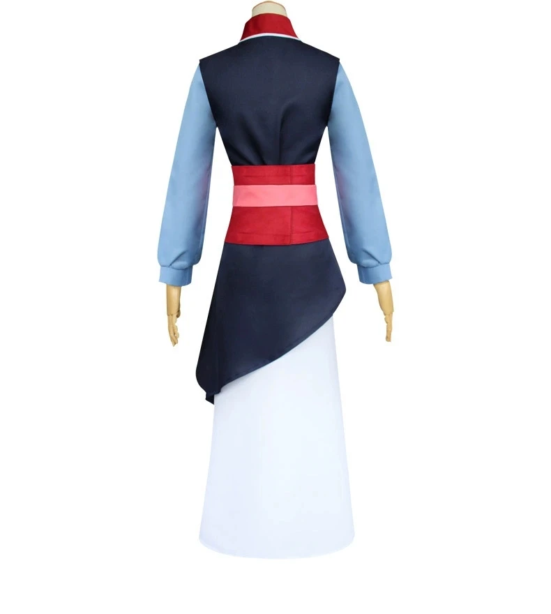 Bata de Cosplay de Mulan para mujer, disfraz de Dragon Mushu para Halloween, carnaval para adultos