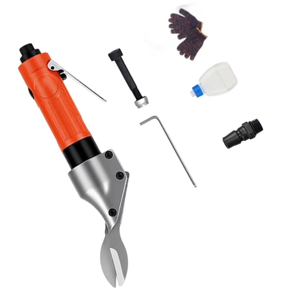 2600RPM Pneumatic Air Shear For Sheet Metal Cutting Up- To 1.6mm Aluminum And Steel Roofing With Low Vibration Design