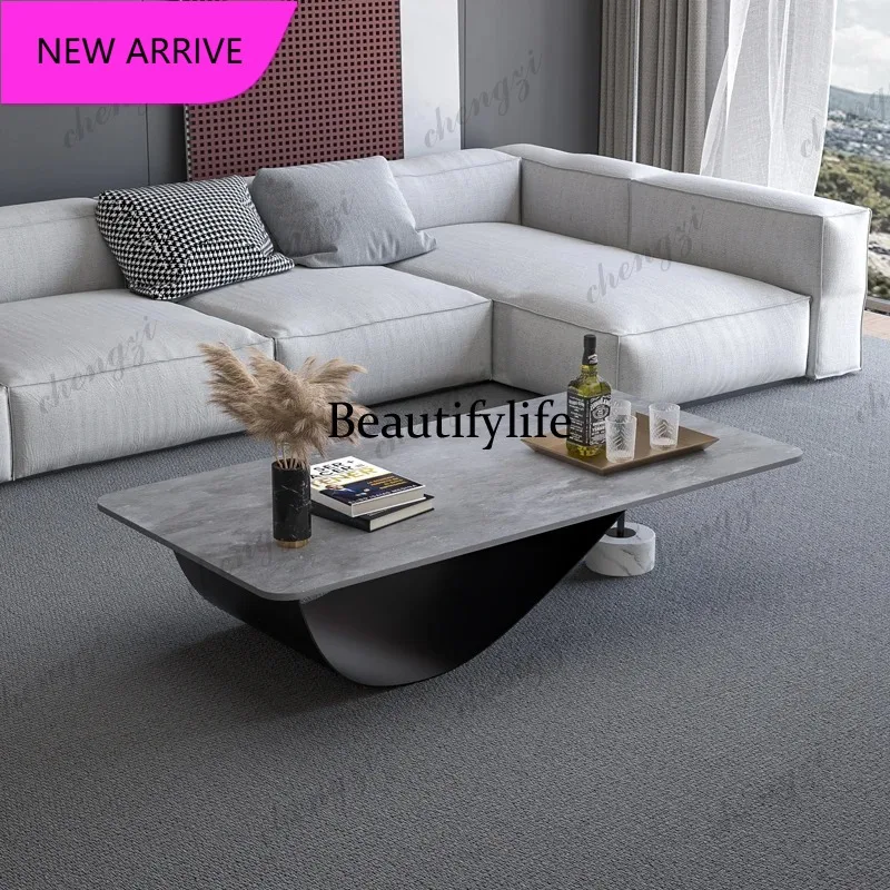 P3   Luxury Marbles Coffee Tables Modern Classy Design Stainless Steel Center Table Hotel Storage Bauhaus Stolik Kawowy Fur