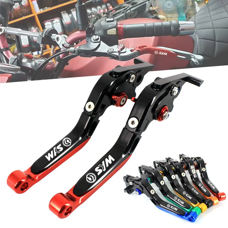 

Motorcycle accessories Adjustable Folding Extendable Brake Clutch Lever For SYM T2 T3 SB300 WOLF250 T2/T3 SB 300 WOLF 250