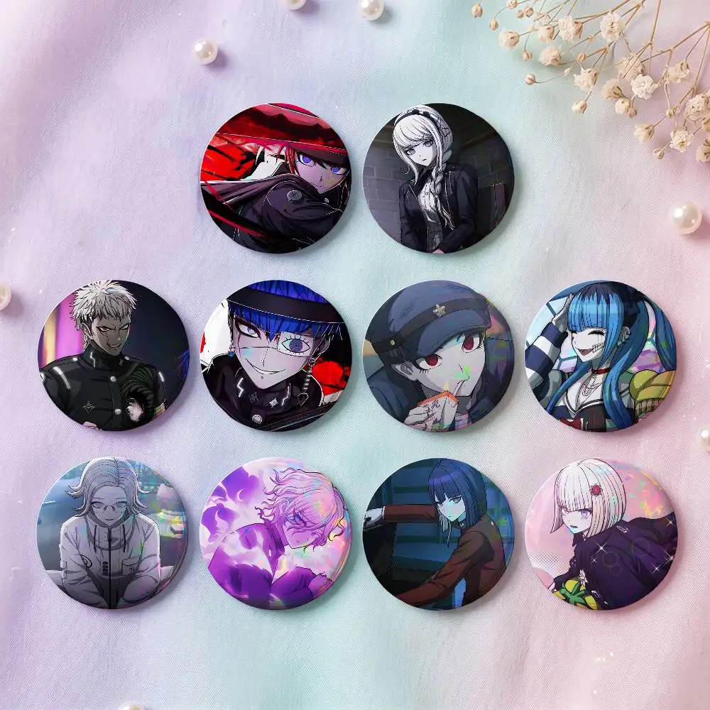 1pc Popular Game The Hundred Line-Last Defense Academy Badge Brooches On Backpack Decoration Round Enamel Pins For Accessorys