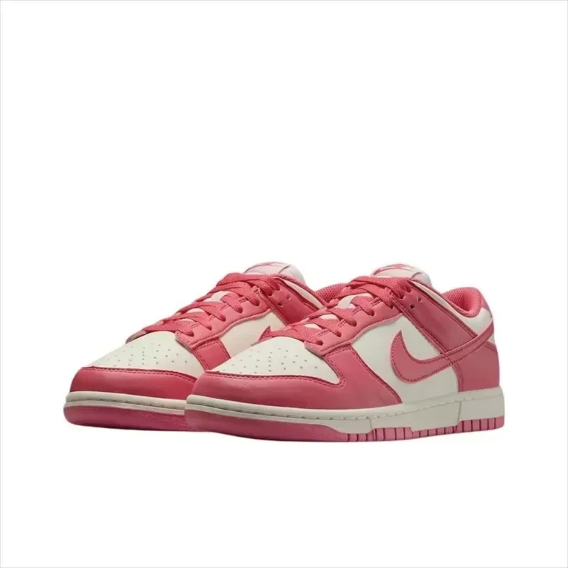 

Nike Dunk Low Classics Pink White Daily Versatile Women Board Shoes Non-slip Casual Sneakers DD1873-600
