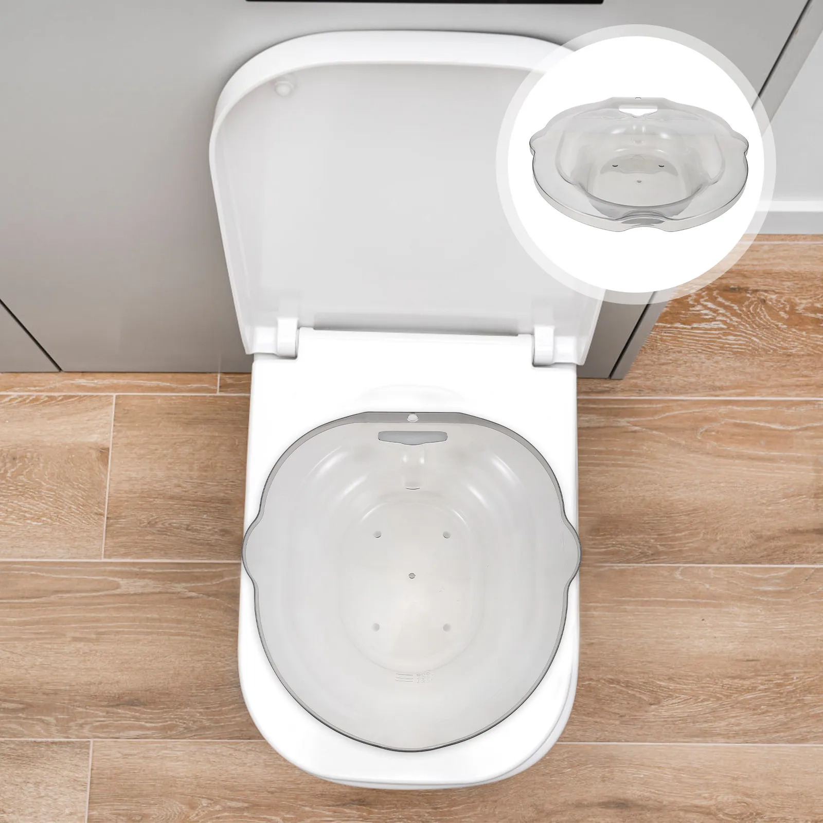 

Sitz Bath Toilet Seat Basin for Postpartum Care Hemorrhoid Relief Pregnant Patient Bath Soak Basin Anti Overflow PP