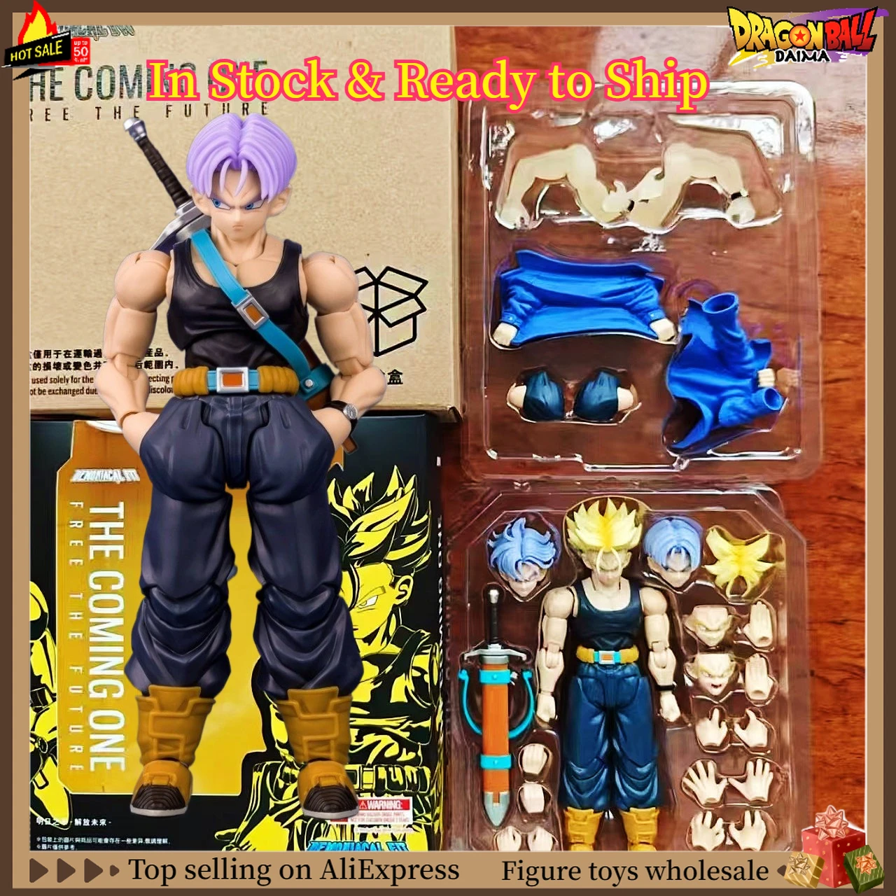 

【In Stock & Ready to Ship】Demoniacal Fit Dragon Ball Future Trunks 3.0 Son of Tomorrow, Future Liberation 6-inch Action Figure