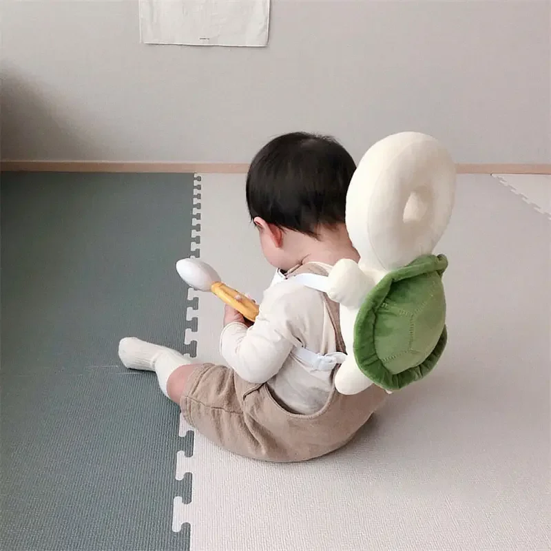 Newborn Headrest Security Pillows Backpack Toddler Baby Head Fall Protection Pad Cushion Cartoon Soft Security Pillows Backpack