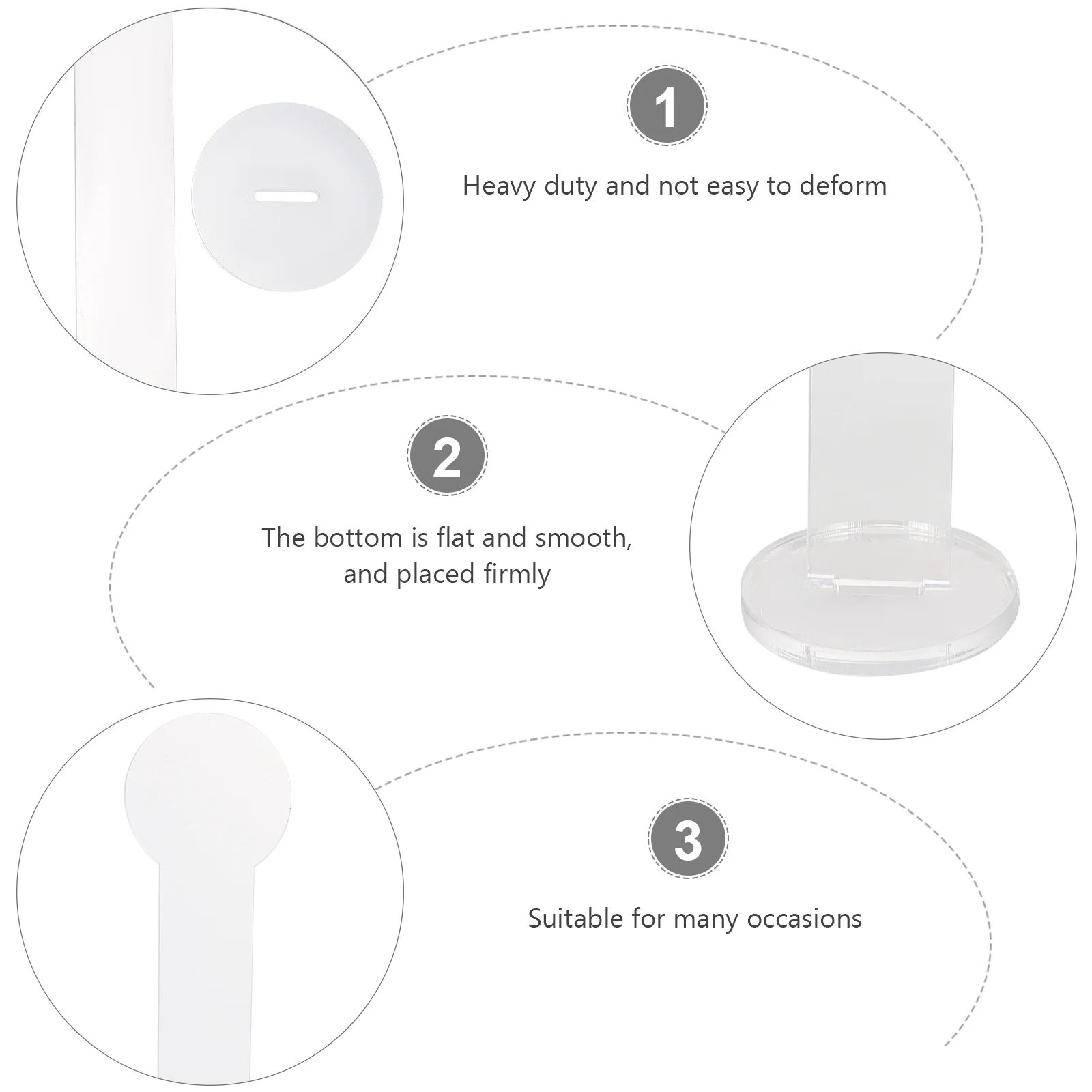 

2 set Acrylic Tape Holder Clear Adhesive Stand For Desk Storage Organizer Washi Tape Display Rack Office Supplies