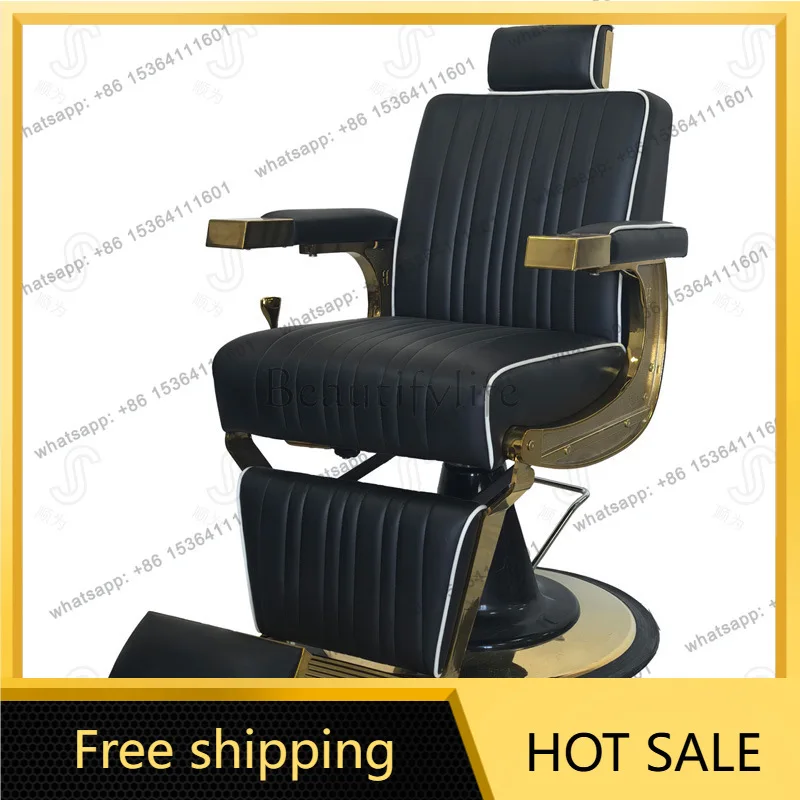 Factory Direct Sales High-end hair salon chair Hair salon special simple perm and dye hair cutting chair