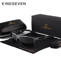 KINGSEVEN Aluminum Square Men/Women Polarized Coating Mirror Sun GlassesEyewear Sunglasses For Men