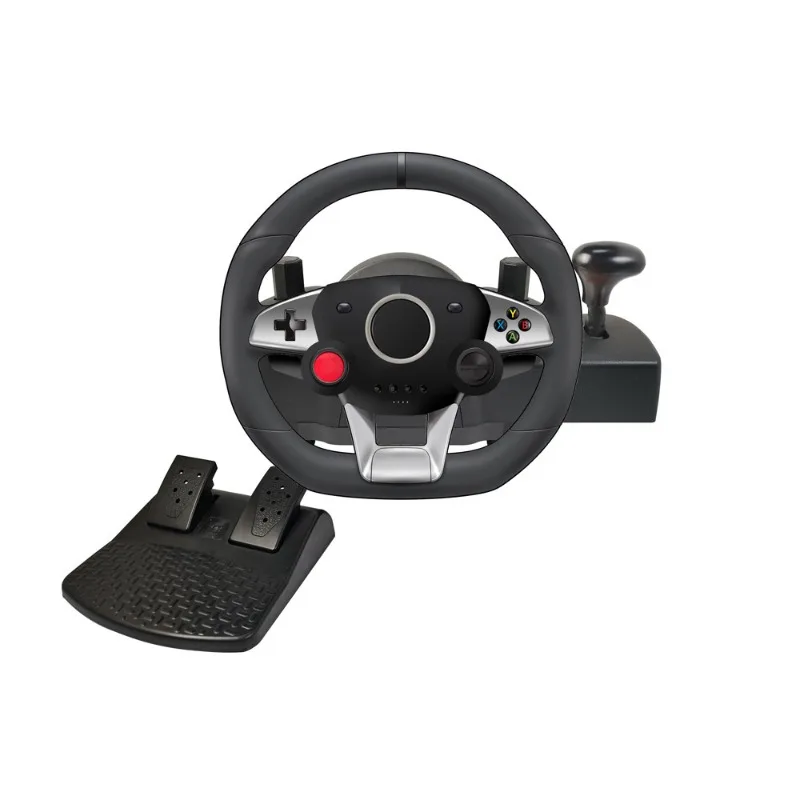 Suitable for 270 degree steering, programmable and compatible multi-platform racing driving simulation game steering wheel