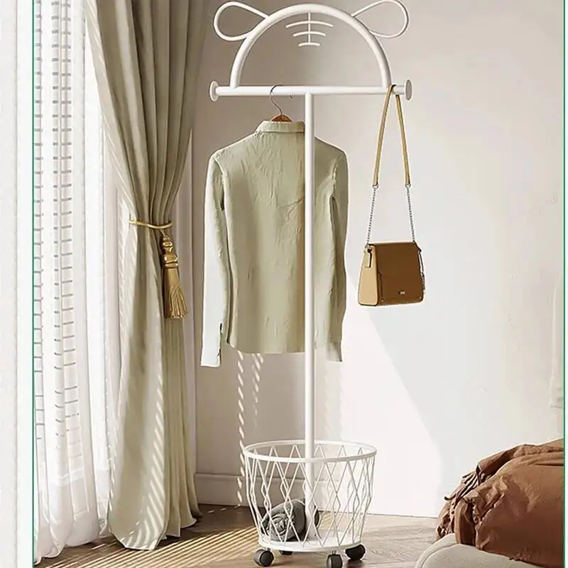 

Place Floor Bedroom Clothes Rack Saving Metal Portable Minimalist Coat Rack Nordic Modern Perchero De Pie Home Accessories