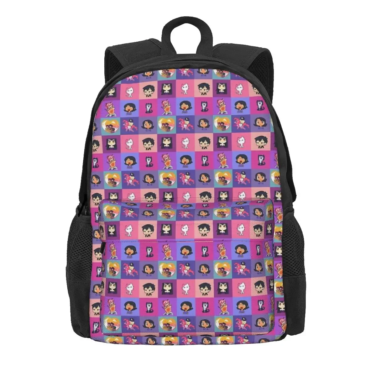 Aphmau Collection Mosaik Aaron, Zane, Kawaii Chan Backpacks Bookbag School Bags Rucksack Travel Rucksack Shoulder Bag