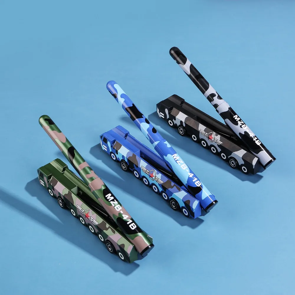 Missile Ballpoint Pen, Creative Rocket Model Writing Tool，Realistic Collectible Gift for Men, Novelty Stationery