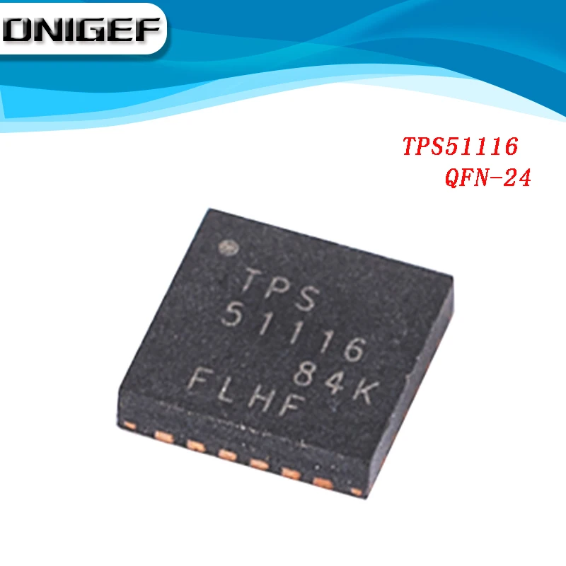 DNIGEF-Chipset TPS51116RGER, 100%, 51116 QFN-24, nuevo,