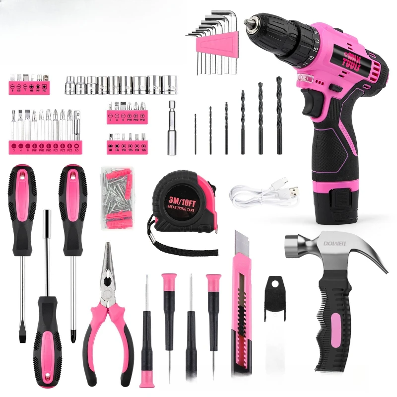 

Portable Pistol Drill 12v Charging Lithium Electric Drill Foreign Trade Multifunctional Household