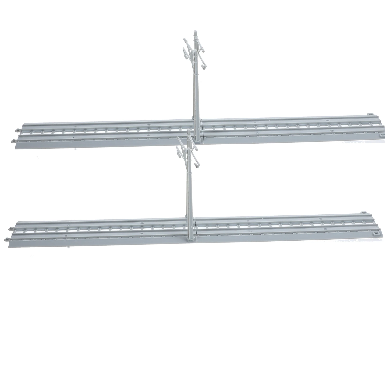 1 set 1 set accessori per binario suono luce plastica fai da te treno ferroviario modello giocattoli robusto liscio facile da pulire mantenere assemblare cervello