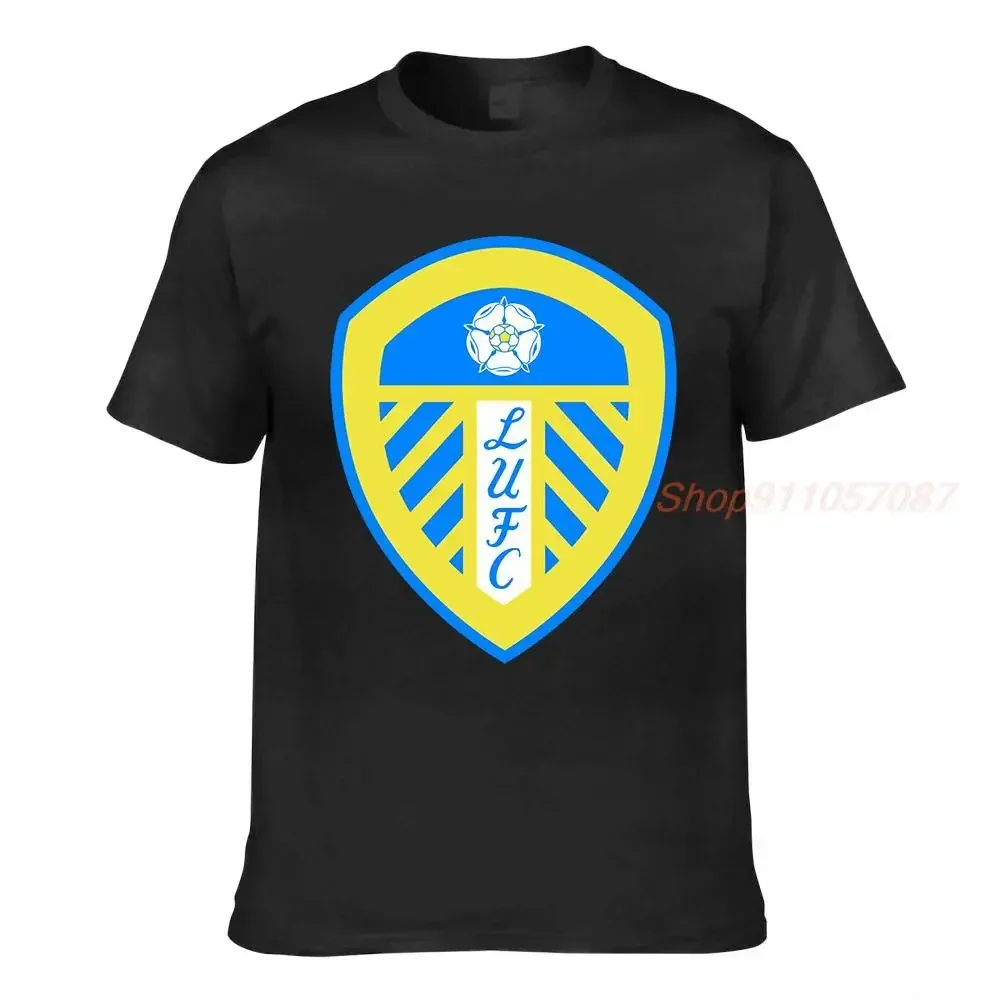 leeds united afc 3 logo printed summer men T Shirt Women New Fashion men tops tees Female Casual T-shirts