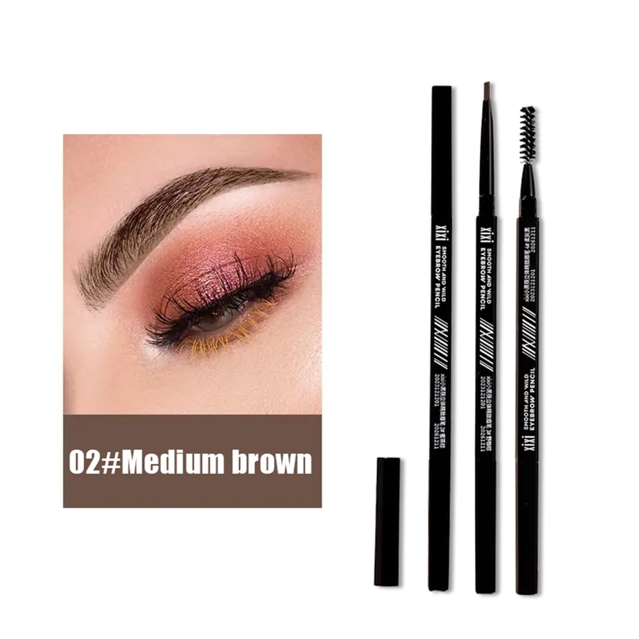 1 Stück schwarze Essstäbchen 3d Augenbrauen stift wasserdichte und nicht verschmierte Farbe