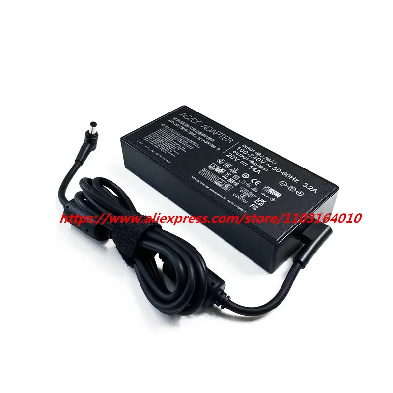 Ładowarka sieciowa 20V 14A 6.0mm*3.7mm do laptopów ASUS ROG Zephyrus M16 RTX 4090 GU604VY GU604VZ GU604VI GU604V GU604