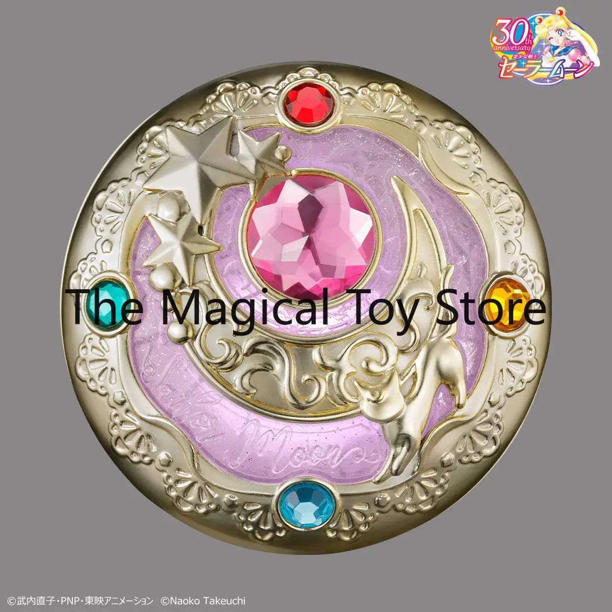 Dispositivo de Transformación Original de Sailor Moon, Broche de Transformación con Luz, Edición Limitada Japonesa, Modelo de Juguete