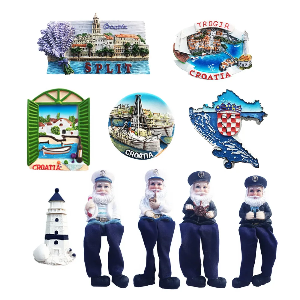 Europa chorwacja na lodówkę magnes pamiątki turystyczne lodówkę naklejki magnetyczne prezent z kolekcji podróży