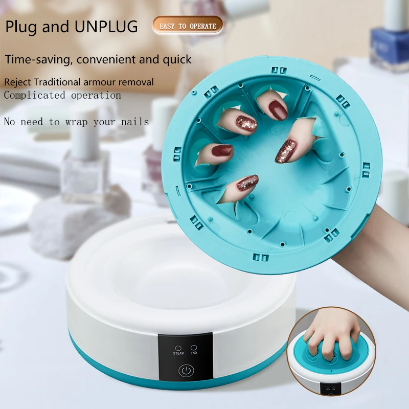 AliExpress-collectie Gel Nagellak Verwijderaar Stoom Nail Remover Machine, Draagbare Nail Steamer Stoom Off Gel Polish Remover Machine Voor Nagellak