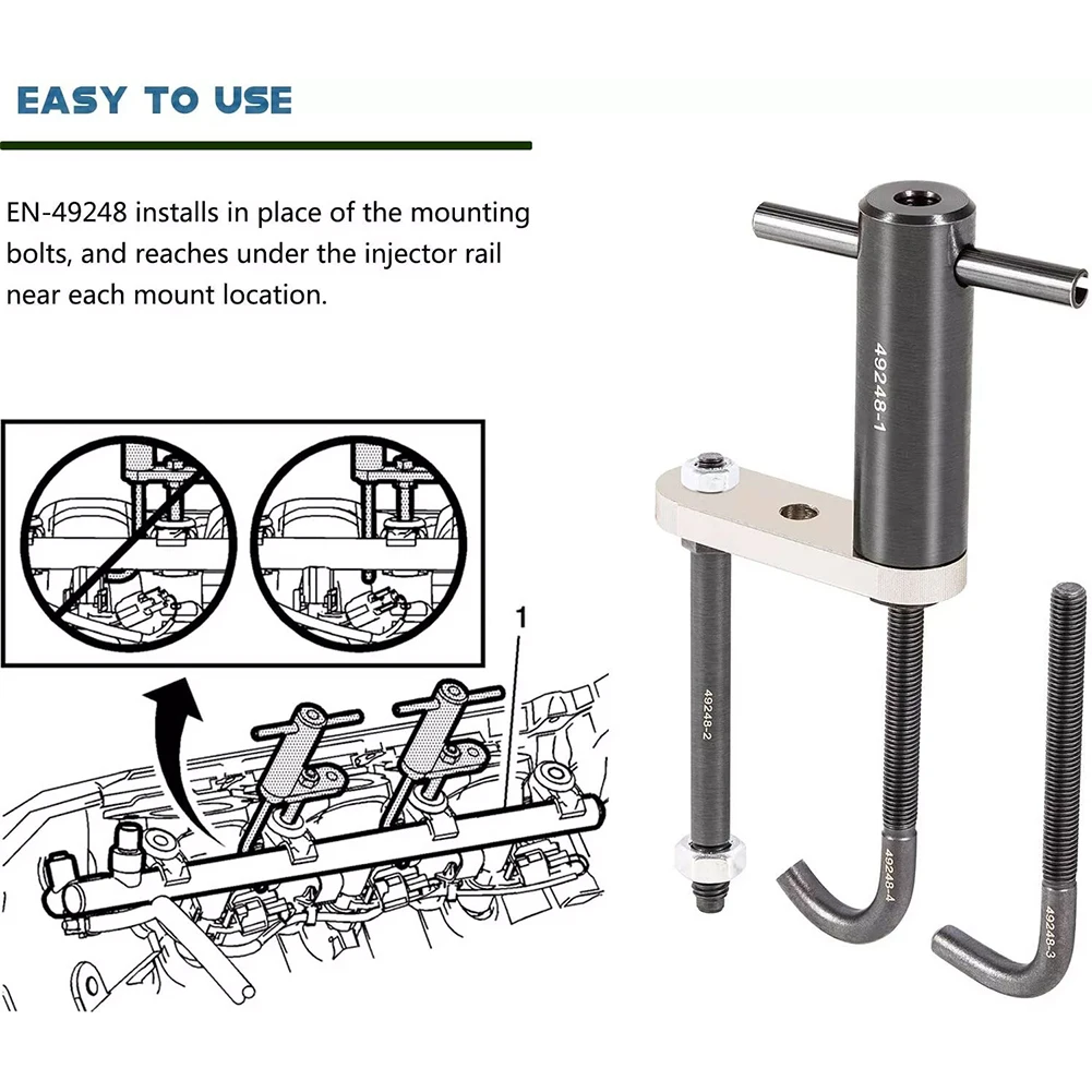 

EN-49248 Injector track Assembly Remover Tools Compatible For 2007-2014 6.2-liter 5.3-liter GDI V8 Injection Engines Vehicles