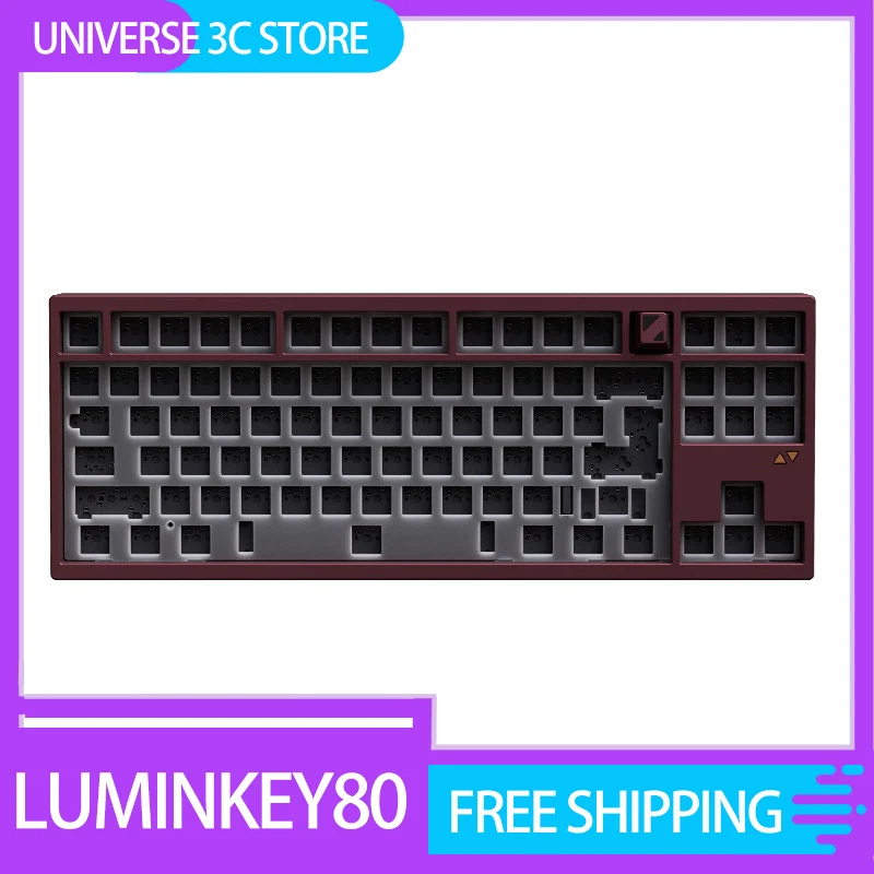 

Luminkey80 Wireless Mechanical Keyboard Gasket Hot-swap 3-mode Pbt Keycaps Keyboard Rgb Customize Gaming Keyboard for Gamer