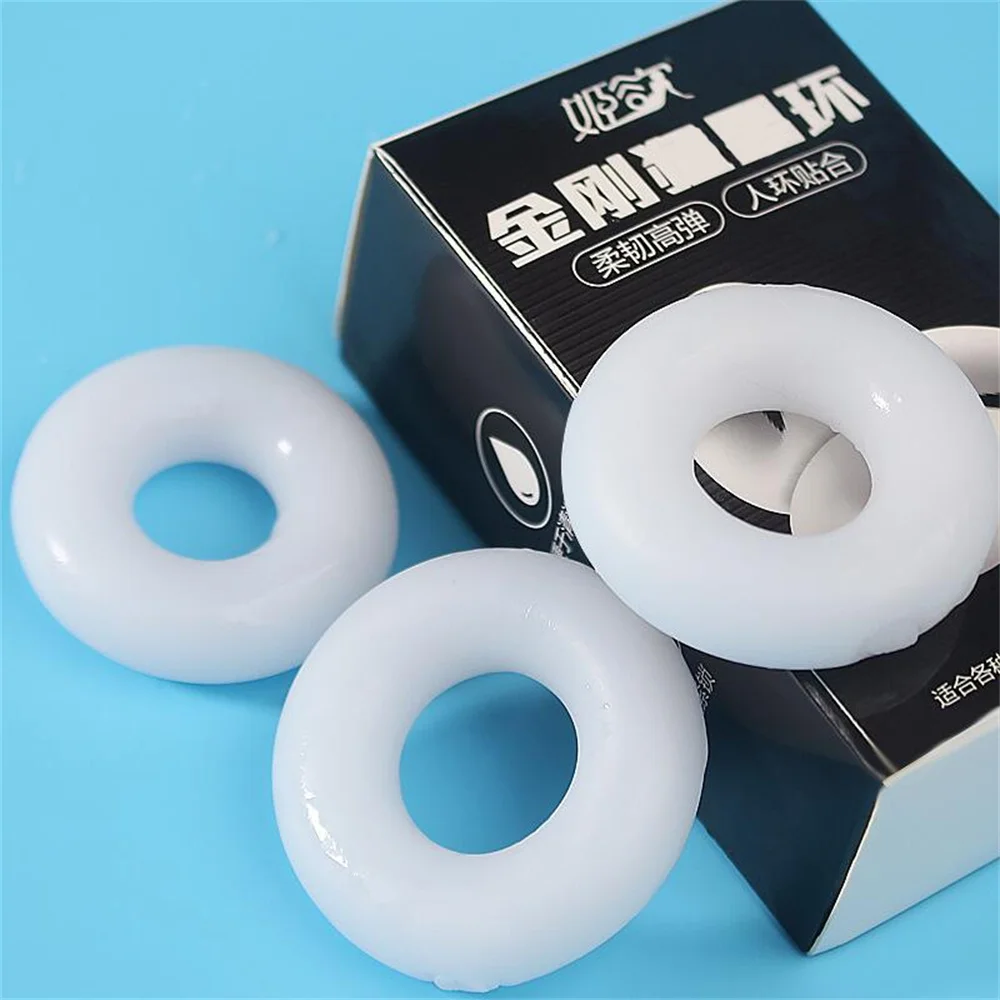 3PCS Thick Male Foreskin Corrector Ring Penis Rings Delay Ejaculation Daily/Night Cock Ring Chastity Cage Sex Toys for Men