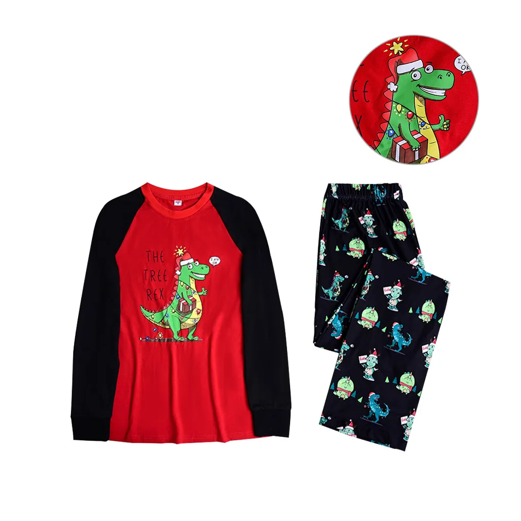 

Семейный комплект пижам с животными принтами, рождественская одежда для родителей и детей, эластичная повседневная одежда, для малышей, 12-18 месяцев