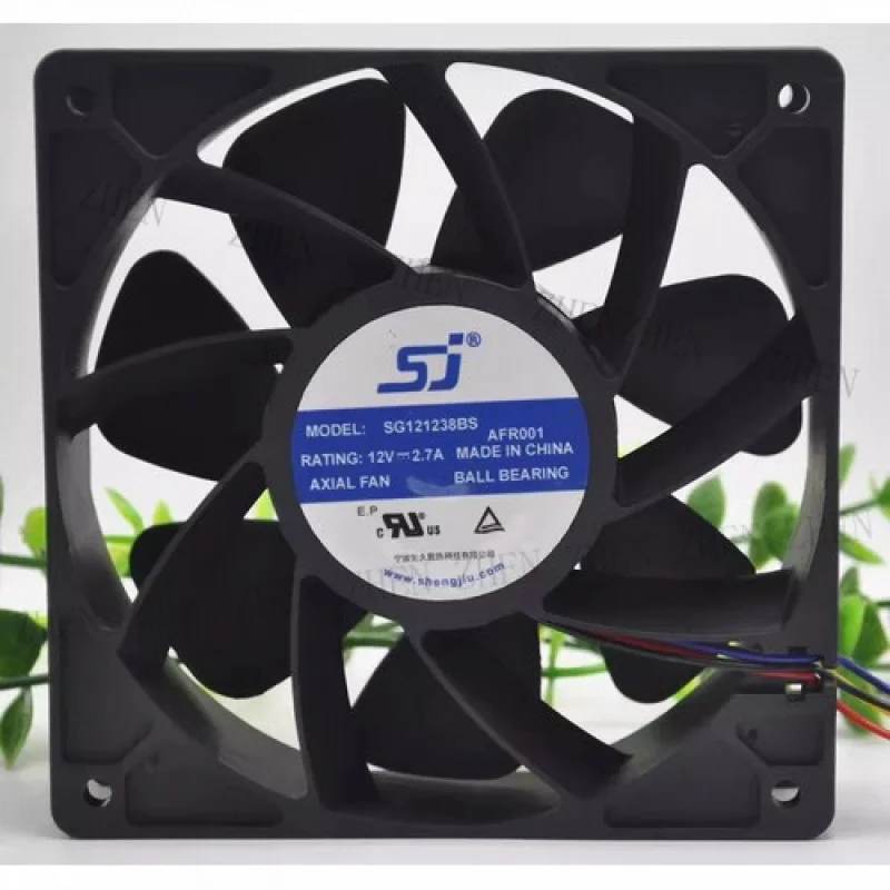 

Y ДЛЯ SJ SG121238BS 12 В 2,7 А 4-проводной бесшумный охлаждающий вентилятор