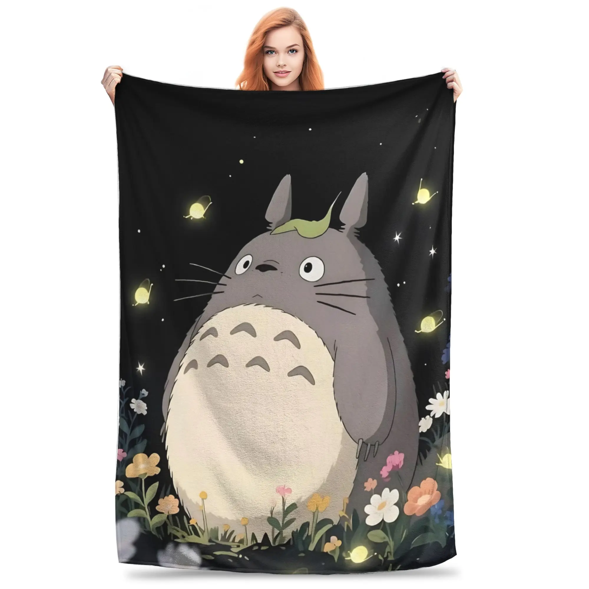1PC home Cutecore My Neighbor Totoros  Blanket Super Cosy Plush Home Living Room Sofa halloween