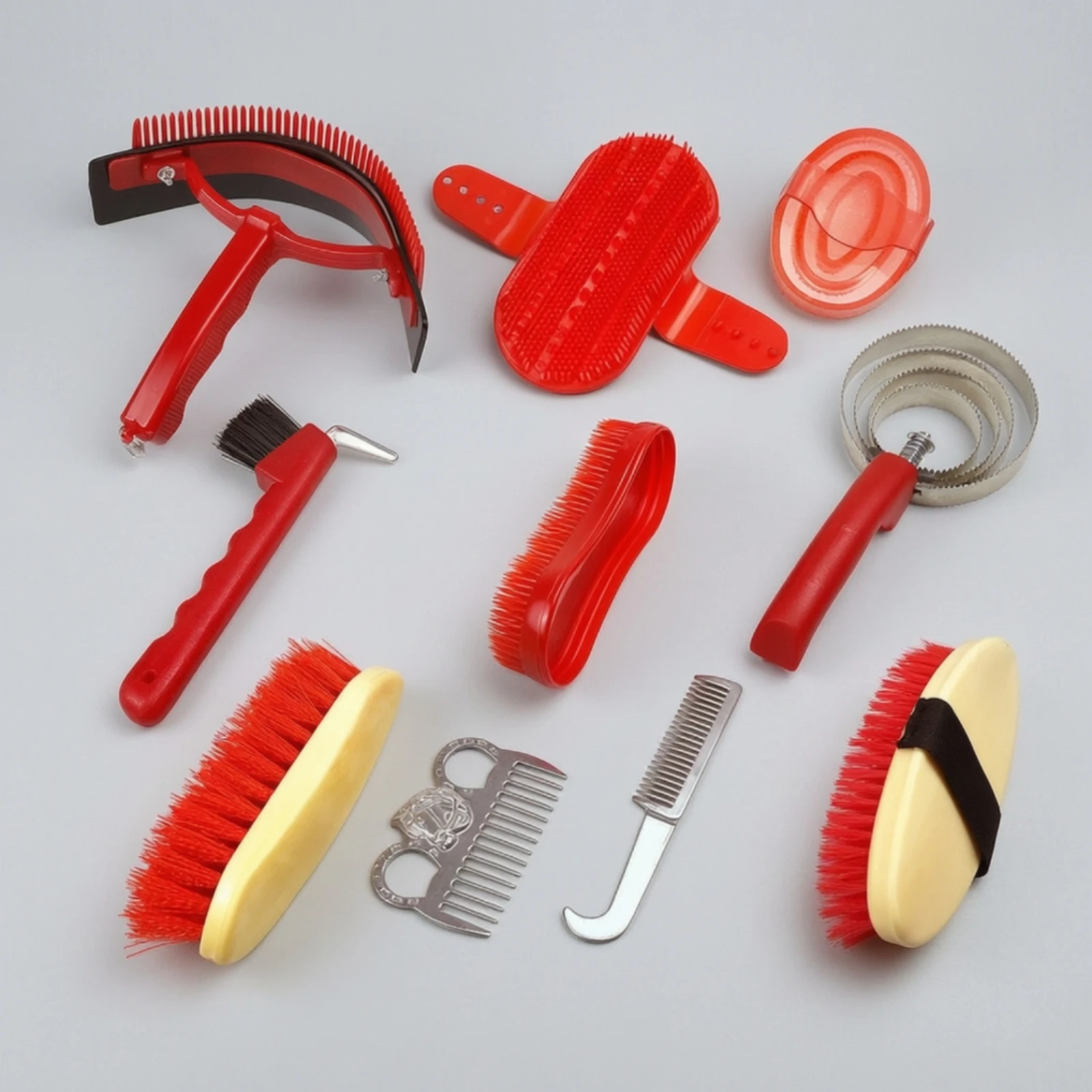 10 Buah Set Perlengkapan Peraw - Grooming Kit Horse ulasan dan harga