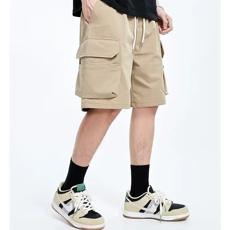 Zomer Mannen Shorts Zwart Casual Harajuku Techwear Mannen Cargo Shorts Mode Hip Hop Y2k Sport Joggingbroek Basketbal Kleding