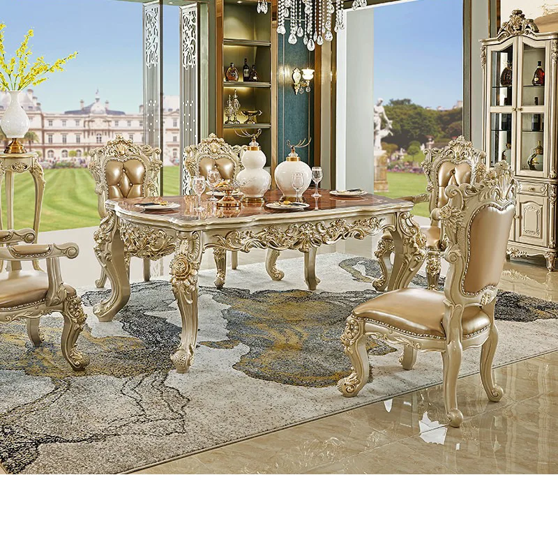 Dining Table Solid Wood Dining Room Sturdy Durable Easy Assembly Stable Construction