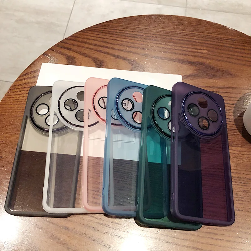 For Redmi 14C Case on Transparent Soft Silicone Plating Cover for Xiaomi 14T Pro Shockproof Back Caque for Redmi 14c 14tpro